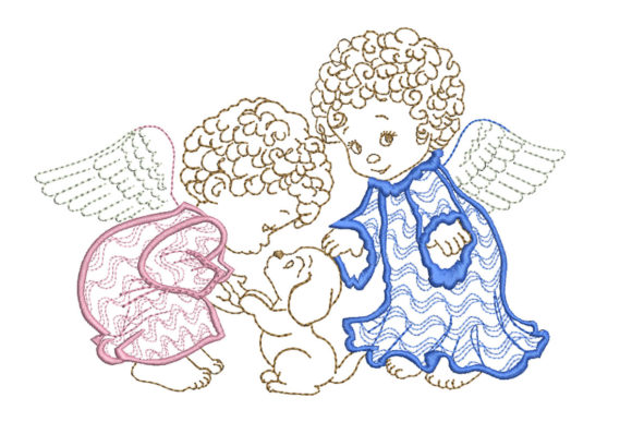 Angel Embroidery Design Review for Small Business Merch