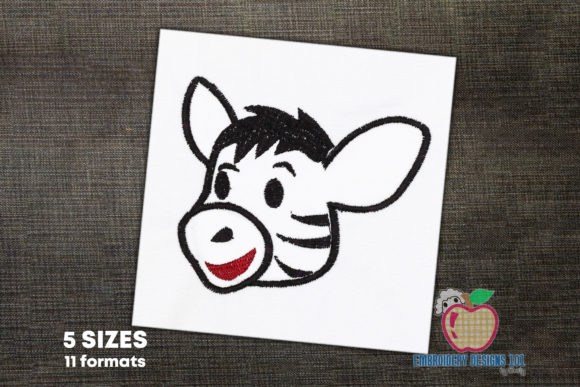 Baby Head Zebra Applique Review