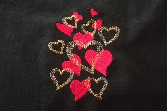 Bunch of Hearts Embroidery Design Review