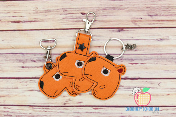Capybara Animal ITH KeyFob Snaptab Review