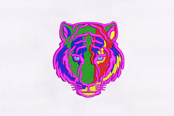 Colorful Tiger Face Embroidery Review