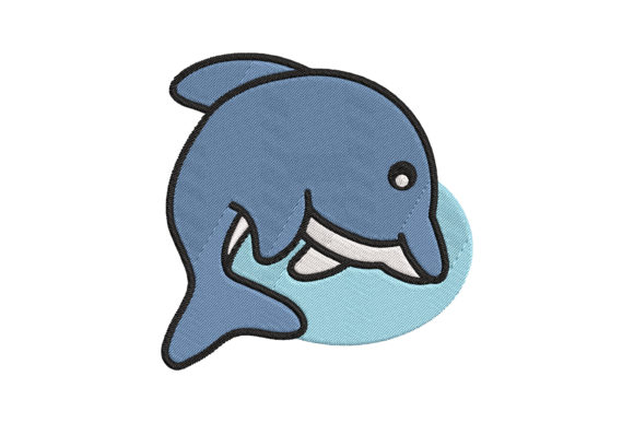 Cute Animal Dolphin Cartoon Embroidery Review