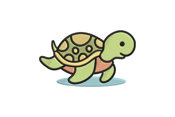 Cute Baby Animal Turtle Embroidery Review