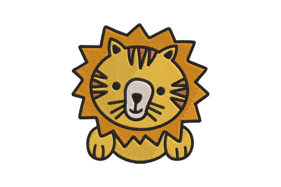 Cute Baby Lion Cartoon Embroidery Review