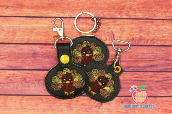 Cute Turkey in the Hoop Keyfob Review