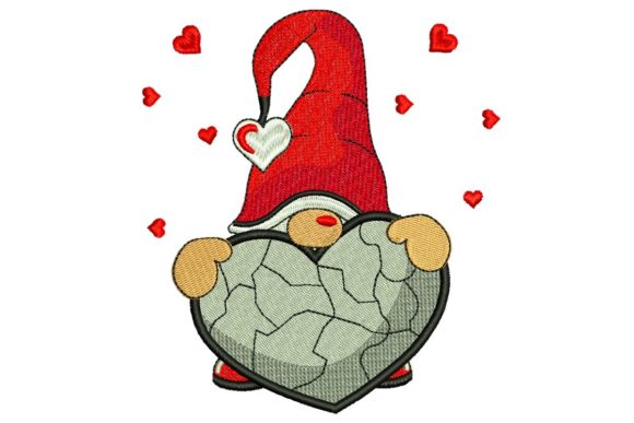 Heart Stone Gnome Embroidery Review
