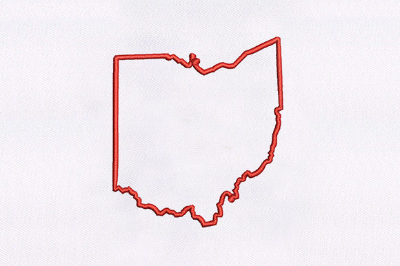 Ohio Map Outline Design Review for Embroidery Sellers