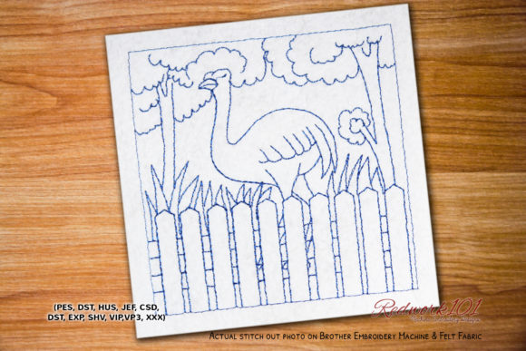 Ostrich Bird Embroidery Review