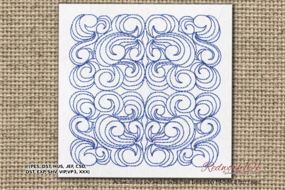 Round Pattern Embroidery Review for Small Business Merch
