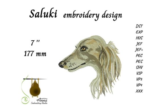 Saluki Dog Embroidery Review