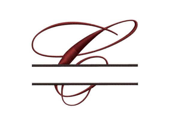 Split Monogram Font Letter C Review for Embroidery Sellers